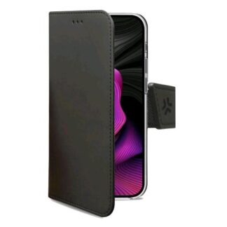 CELLY APPLE iPHONE 15 PLUS CUSTODIA WALLY IN SIMILPELLE BLACK