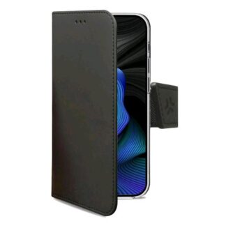 CELLY APPLE iPHONE 15 CUSTODIA WALLY IN SIMILPELLE BLACK