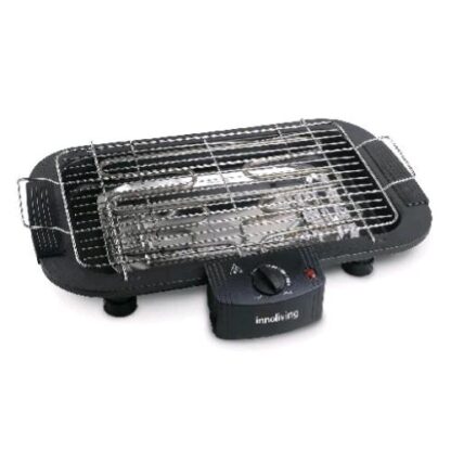 INNOLIVING INN-870 GRIGLIA ELETTRICA 2000W CON TERMOSTATO REGOLABILE A 6 POTENZE NERO