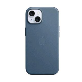 APPLE iPHONE 15 CUSTODIA MAGSAFE IN TESSUTO FINEWOVEN PACIFIC BLUE
