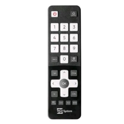 TELESYSTEM TELECOMANDO SEMPLIFICATO PER TV TELESYSTEM SMART CON SISTEMA VIDAA