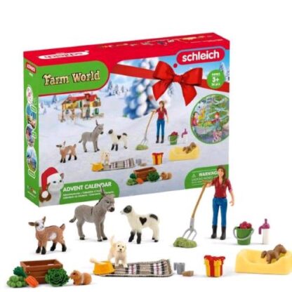 SCHLEICH CALENDARIO DELL'AVVENTO 2023 FARM WORLD
