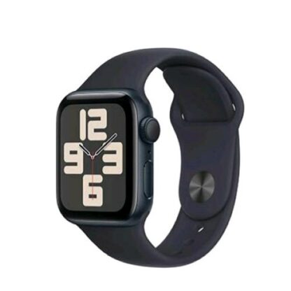APPLE WATCH SE 2023 GPS 40mm ALUMINIUM CASE MEZZANOTTE CON CINTURINO SPORT BAND MEZZANOTTE M/L