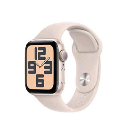 APPLE WATCH SE 2023 GPS 40mm ALUMINIUM CASE STARLIGHT CON CINTURINO SPORT BAND STARLIGHT M/L