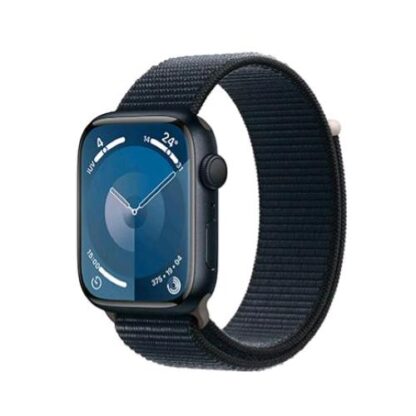 APPLE WATCH SERIES 9 GPS 45mm ALUMINIUM CASE MEZZANOTTE CON CINTURINO SPORT LOOP MEZZANOTTE