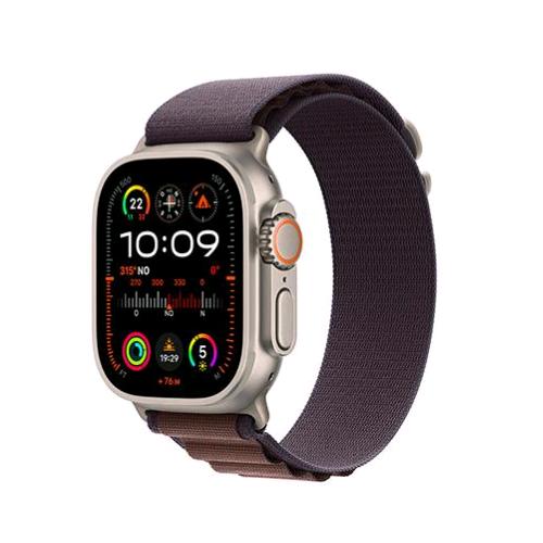APPLE WATCH ULTRA 2 GPS + CELLULAR 49mm CASSA IN TITANIO CON CINTURINO ALPINE LOOP INDIGO MEDIUM