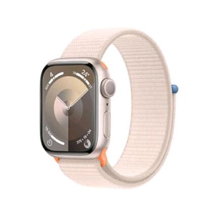 APPLE WATCH SERIES 9 GPS 41mm ALUMINIUM CASE STARLIGHT CON CINTURINO SPORT LOOP STARLIGHT