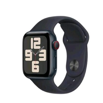 APPLE WATCH SE 2023 GPS + CELLULAR 40mm ALUMINIUM CASE MEZZANOTTE CON CINTURINO SPORT BAND MEZZANOTTE M/L