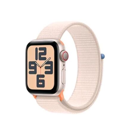 APPLE WATCH SE 2023 GPS + CELLULAR 40mm ALUMINIUM CASE STARLIGHT CON CINTURINO SPORT LOOP STARLIGHT