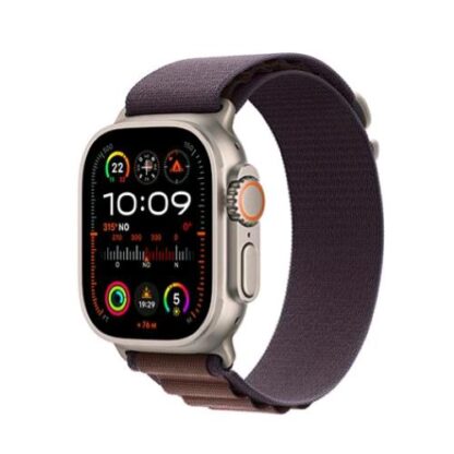 APPLE WATCH ULTRA 2 GPS + CELLULAR 49mm CASSA IN TITANIO CON CINTURINO ALPINE LOOP INDIGO SMALL