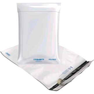 BLASETTI POLYSELF BUSTE A SACCO PER SPEDIZIONI CORRIERI IN POLIETILENE 23X32.5 CM BIANCO CONF 100 PZ.