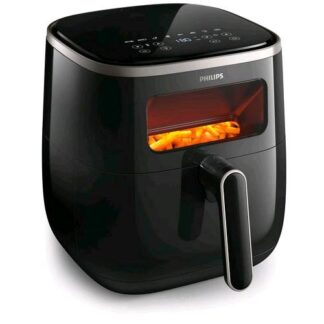 PHILIPS SERIES 3000 HD9257/80 FRIGGITRICE AD ARIA AIRFYER XL 5.6 LT CON FINESTRA FRONTALE 1.700 W 80 GRADI DISPLAY TOUCH