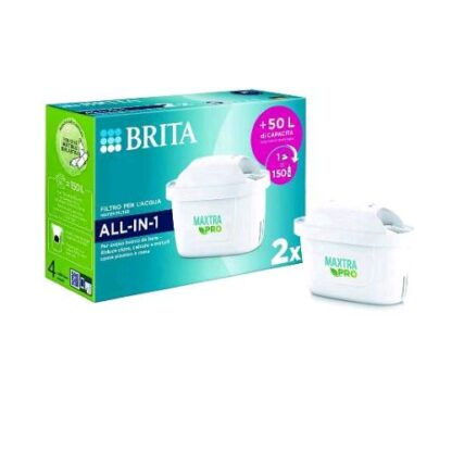 BRITA FILTRI PER CARAFFA MAXTRA PRO ALL IN ONE PACK CONF 2 Pz.