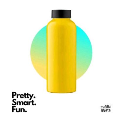 MAMA WATA SWALL BORRACCIA NON TERMICA IN ACCIAIO INOSSIDABILE DA 500 ML GIALLO