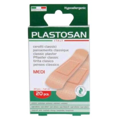 PHARMASHIELD PLASTOSAN CEROTTI 70X20 mm ROSA CONF 20 Pz.