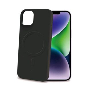 CELLY APPLE iPHONE 15 PLUS COVER IN TPU COMPATIBILE CON MAGSAFE BLACK
