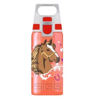 SIGG BOTTLES VIVA ONE BORRACCIA KIDS IN PP DA 0.5 LT CHIUSURA A SCATTO ERMETICA CAVALLI