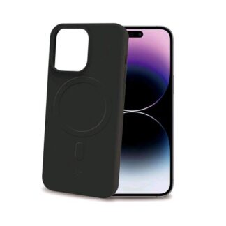 CELLY APPLE iPHONE 15 PRO MAX COVER IN TPU COMPATIBILE MAGSAFE BLACK