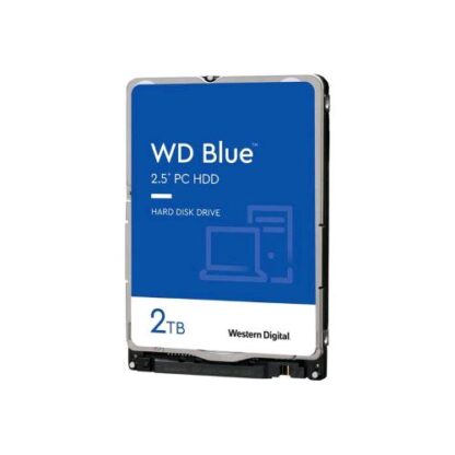 WESTERN DIGITAL BLUE HDD INTERNO 2.000GB SATA III FORMATO 2.5" 5.400rpm GARANZIA ITALIA (WD20SPZX)