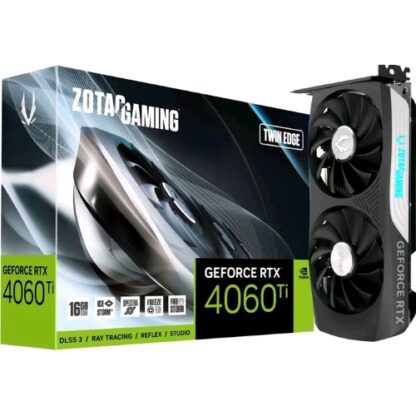 ZOTAC GAMING GEFORCE RTX 4060 Ti TWIN EDGE NVIDIA 16 GB GDDR6 PCI Express x8 4.0 1 X HDMI 1 x DISPLAYPORT