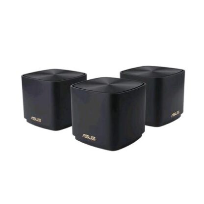 ASUS ZENWIFI XD4 PLUS (B-3-PK) ROUTER MESH DA INTERNO DUAL-BAND WI-FI 6 IP STATICO 3 PZ. BLACK