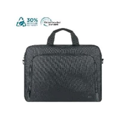 MOBILIS BORSA PER NOTEBOOK DA 17" IN MATERIALE RICICLATO TASCA FRONTALE CON TRACOLLA