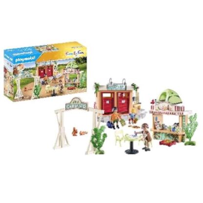 PLAYMOBIL FAMILY FUN CAMPEGGIO CON PERSONAGGI E ACCESSORI
