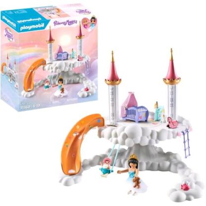 PLAYMOBIL PRINCESS MAGIC STANZA DEI BAMBINI TRA LE NUVOLE CON 2 PERSONAGGI CULLA DONDOLO E ACCESORI