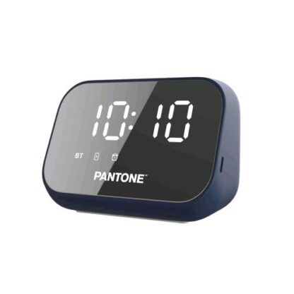 PANTONE ALARM CLOCK SVEGLIA DIGITALE CON SPEAKER WIRELSS 5 W 1.200mAh FINO A 6 ORE DI ASCOLTO BLUE