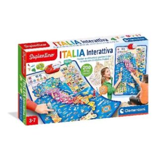 CLEMENTONI SAPIENTINO MAPPA INTERATTIVA DELL' ITALIA POLITICA GIOCO ELETTRONICO