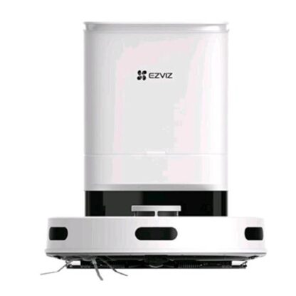 EZVIZ RE5 PLUS ROBOT ASPIRAPOLVERE CON BASE SVUOTAPOLVERE DA 4 LT. CAPACITA' ASPIRANTE 4.000Pa RILEVAMENTO TAPPETI BIANCO