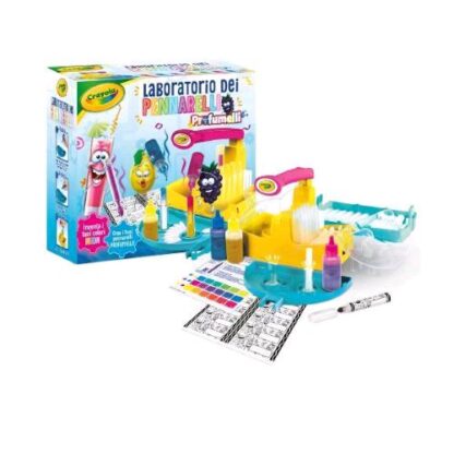 CRAYOLA LAB PENNARELLI PROFUMELLI NEON KIT CREATIVO LABORATORIO PER CREARE PENNARELLI