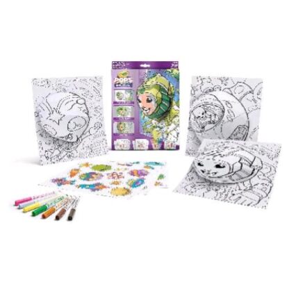 CRAYOLA POPS SPAZIO SET 3D ATTIVIT PER COLORARE E CREARE DISEGNI CON CARTONCINI PENNARELLI FOGLI ADESIVI E NASTRO ADESIVO COLORI ASSORTITI