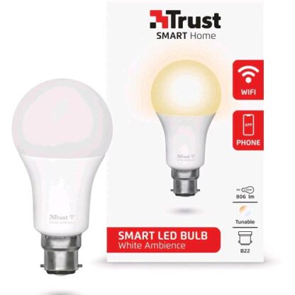 TRUST B22 SMART LED BULB WI-FI 9 W EQUIVALENTI 60 W 806 LUMEN