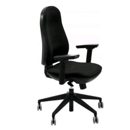 UNISIT ARIEL SEDIA OPERATIVA IN TESSUTO CON BRACCIOLI SCHIENALE CON SAGOMATURA ERGONOMICA NERO