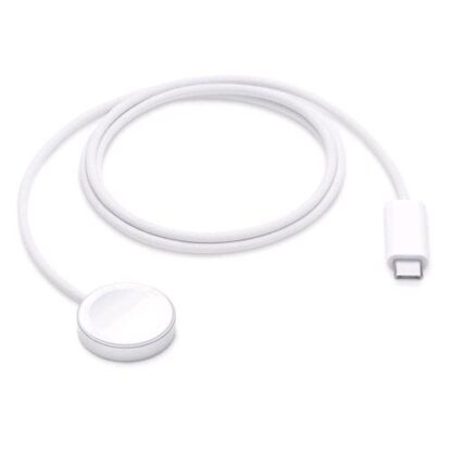 APPLE WATCH MAGNETIC FAST CHARGER CAVO DI RICARICA MAGNETICO USB-C 1 MT BIANCO