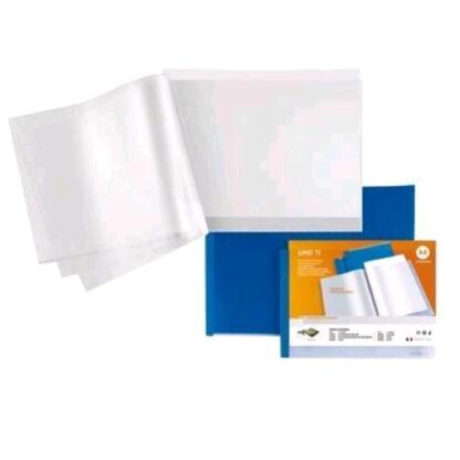 SEI ROTA UNO TI PORTALISTINI IN PP 42X30 CM A3 48 BUSTE BLU
