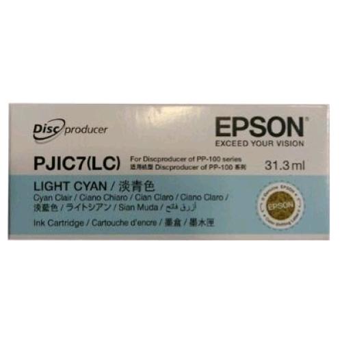EPSON DISCPRODUCER INK PJIC7(LC) CARTUCCIA INCHIOSTRO INK-JET CIANO CHIARO FINO 1.000 DVD