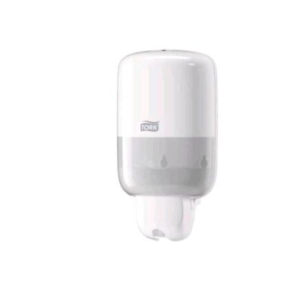 TORK DISPENSER MINI PER SAPONE LIQUIDO E GEL IGENIZZANTE IN PLASTICA 21.1X12.1X11.2 CM 475 ML BIANCO