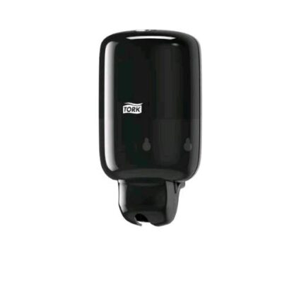 TORK DISPENSER MINI PER SAPONE LIQUIDO E GEL IGENIZZANTE IN PLASTICA 21.1X12.1X11.2 CM 475 ML NERO