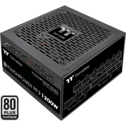 THERMALTAKE TOUGHPOWER PF3 1200 ALIMENTATORE MODULARE 1.200 W 80+ PLATINUM ATX 3.0 CONNETTORE PCIe Gen 5 PFC ATTIVO BLACK