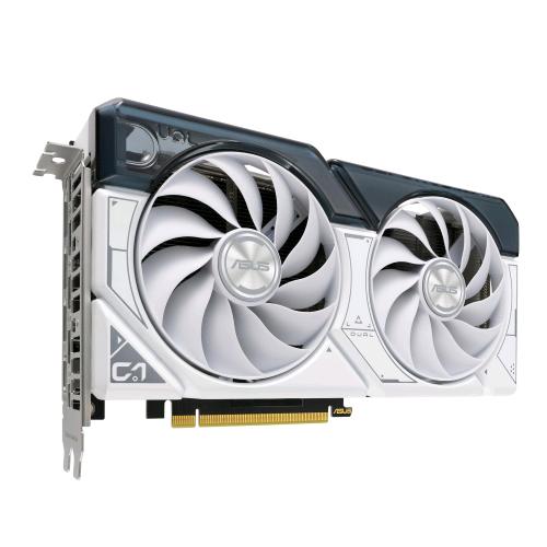 ASUS DUAL-RTX4060-O8G-WHITE NVIDIA GEFORCE RTX 4060 8 GB GDDR6 DUAL FAN PCI Express 4.0 1 x HDMI 3 x DISPLAYPORTS WHITE EDITION