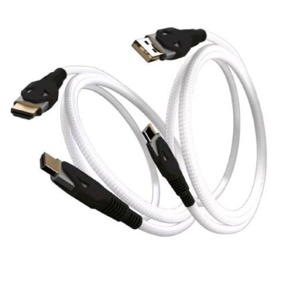 GIOTECK CAVO PREMIUM VIPER GOLD PLATED 1 CAVO PREMIUM USB C VIPER E UN CAVO HDMI 2.1 8K PREMIUM