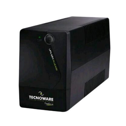TECNOWARE ERA PLUS 600 UPS 600VA/420W TECNOLOGIA LINE INTERACTIVE CON STABILIZZATORE ONDA PSEUDOSINUSOIDALE OUTPUT 2 SCHUKO