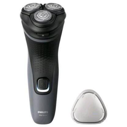 PHILIPS S1142 00 SERIE 1000 RASOIO ELETTRICO RICARICABILE 3 TESTINE SISTEMA DI RASATURA TRIMMER NERO GRIGIO