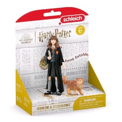 SCHLEICH HARRY POTTER WIZARDING WORLD HERMIONE E GRATTASTINCHI IN PLASTICA 3X3X10 CM