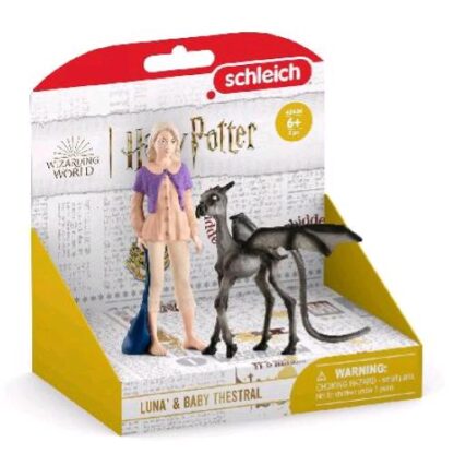 SCHLEICH HARRY POTTER WIZARDING WORLD LUNA E THESTRAL IN PLASTICA 12X2X10 CM