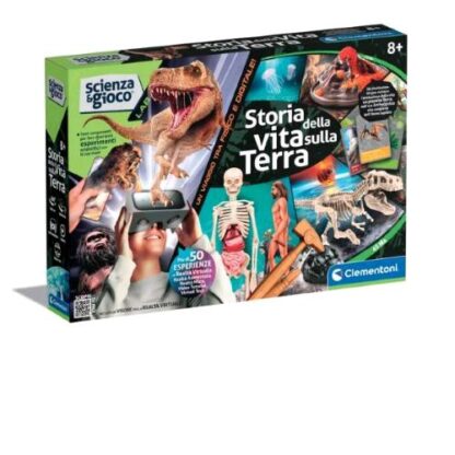 CLEMENTONI SCIENZA E GIOCO STORIA DELLA VITA SULLA TERRA GIOCO EDUCATIVO SCIENTIFICO