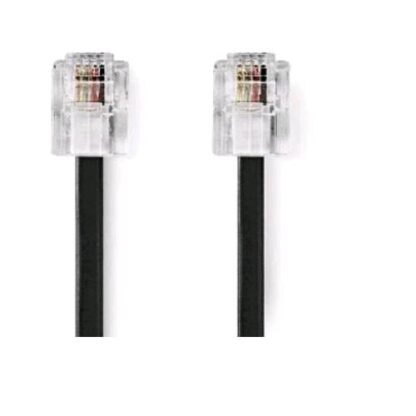 NILOX CAVO PATCH RJ-11 2 METRI NERO
