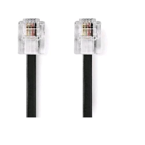 NILOX CAVO PATCH RJ-11 2 METRI NERO